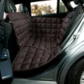 Doctor Bark 2-Sitz Autoschondecke Rückbank braun offen