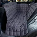 Doctor Bark 3-Sitz Autoschondecke Rückbank grau offen