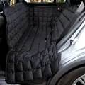 Doctor Bark 2-Sitz Autoschondecke Rückbank schwarz offen