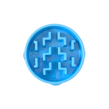 Outward Hound Fun Feeder Notch Blue LG Front