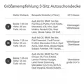 Doctor Bark 3-Sitz Autoschondecke Rückbank Grössen