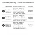 Doctor Bark 2-Sitz Autoschondecke Rückbank Grössen