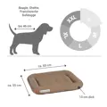 Doctor Bark Lounge-Kissen goldbraun S
