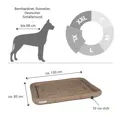Doctor Bark Lounge-Kissen goldbraun XL