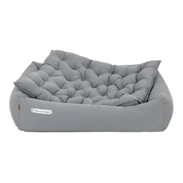 Doctor Bark Hundebett ORTHOPÄDISCH hellgrau 1