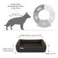 Doctor Bark Hundebett ORTHOPÄDISCH braun L