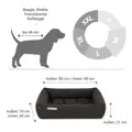 Doctor Bark Hundebett ORTHOPÄDISCH braun M