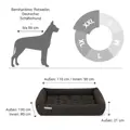Doctor Bark Hundebett ORTHOPÄDISCH braun XXL