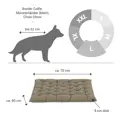 Doctor Bark Hundebett ORTHOPÄDISCH goldbraun Einlagekissen L