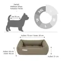 Doctor Bark Hundebett ORTHOPÄDISCH goldbraun S