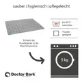 Doctor Bark Hundedecke grau melange waschen