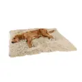Best Friends by Sheri Calming Shag Fur Pet Throw Blanket, Taupe,