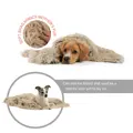 Best Friends by Sheri Calming Shag Fur Pet Throw Blanket, Taupe Detail