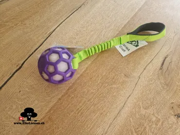 JW mit Bungee und Schafsfel
