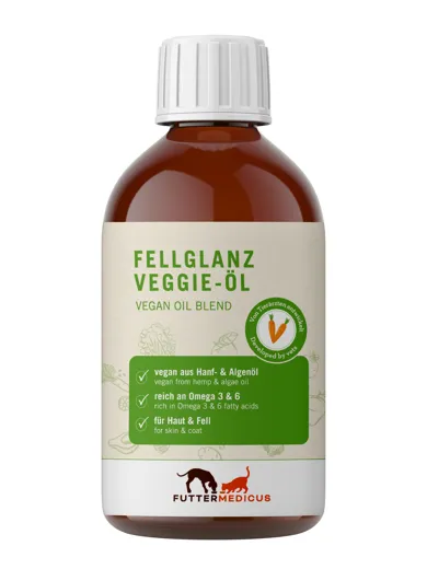 Futtermedicus Huile végétale pour la brillance du pelage 250 ml