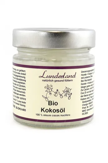 Lunderland Olio di cocco biologico 200ml