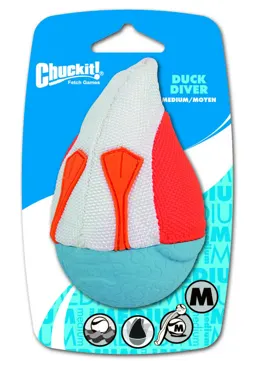 CHUCKIT! DUCK DIVER MEDIUM orange