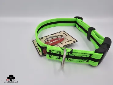 Grossenbacher Halsband direkt 35-50 leuchtgrün 25mm