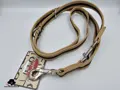 Grossenbacher Führleine eingefasst 3-fach verstellbar 25 mm breit beige