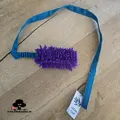 Mop purple tug toy on long webbing with bungee M