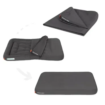 Doctor Bark Housse de rechange pour coussin de salon gris Tissu