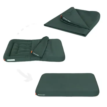 Doctor Bark housse de rechange pour coussin lounge vert tissu