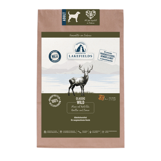 Lakefields Menu croquettes Gibier Adult Classic 