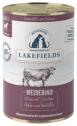 Lakefields Bœuf de pâturage avec courgettes, pommes et carottes