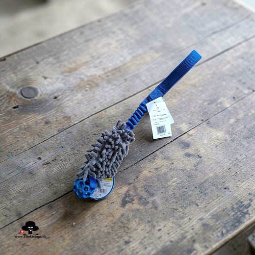 Mop bungee S with JW Pet Hol-EE Roller mini blue