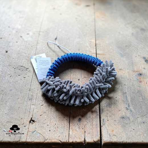 Mop ring L blu/grigio